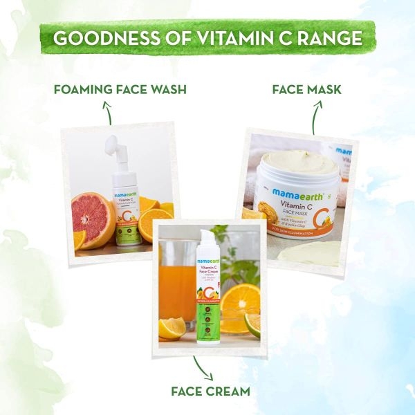 mamaearth Vitamin C Oil Free Face Moisturizer-80g - Image 5