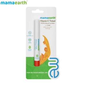 mamaearth Vitamin C Tinted 100% Natural Lip Balm With Vitamin C & Honey - 2 g