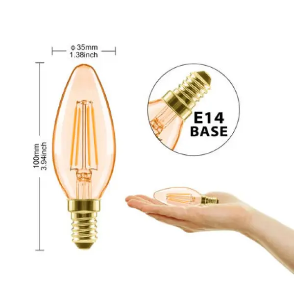 Masino Chudi Wala Vintage LED 4 Watt E14 - Image 2
