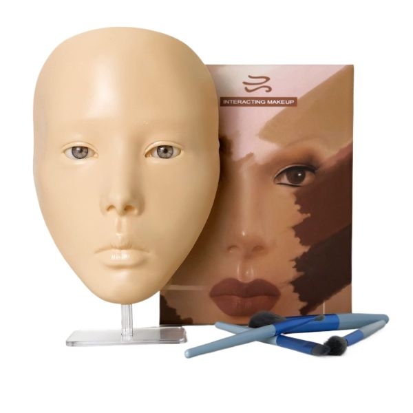 Mask Queen Makeup Board Makeup Storage Board Cosmetic Organizer Board PU Leather with Compartments for Pencils Lipsticks And Brushes - Image 2