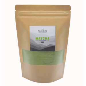 Matcha Green Tea Grade - 3A (AAA)- Detox & Natural weight loss, focus, calm & Antioxidant Rich - 150GMS - Kraft pack - Suiro Teas