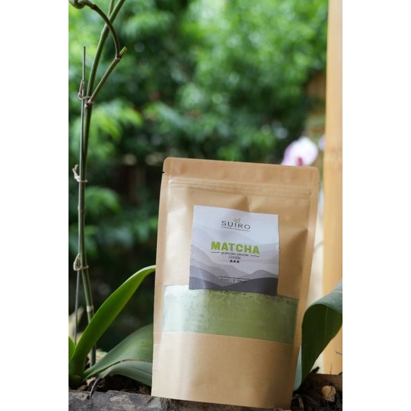 Matcha Green Tea Grade - 3A (AAA)- Detox & Natural weight loss, focus, calm & Antioxidant Rich - 150GMS - Kraft pack - Suiro Teas - Image 3