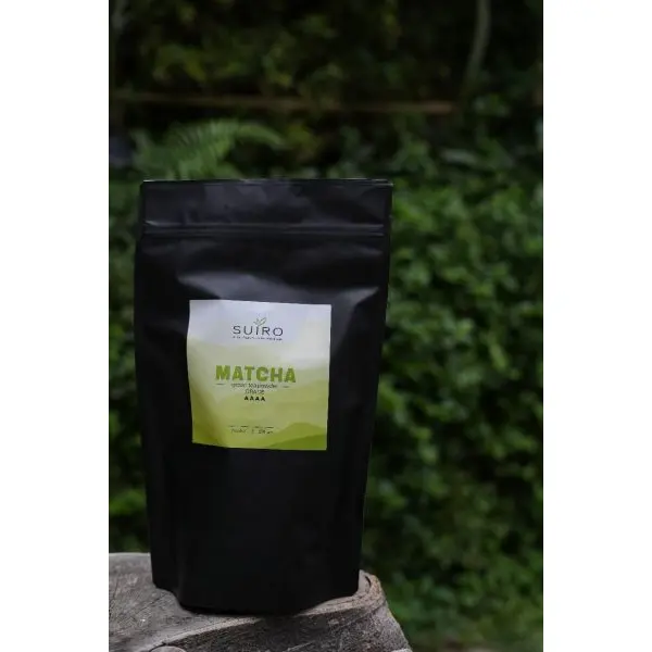 Matcha Green Tea Grade - 4A (AAAA)-  Detox & Natural weight loss, focus, calm & Antioxidant Rich  - 250GMS - Kraft pack - Suiro Teas - Image 3
