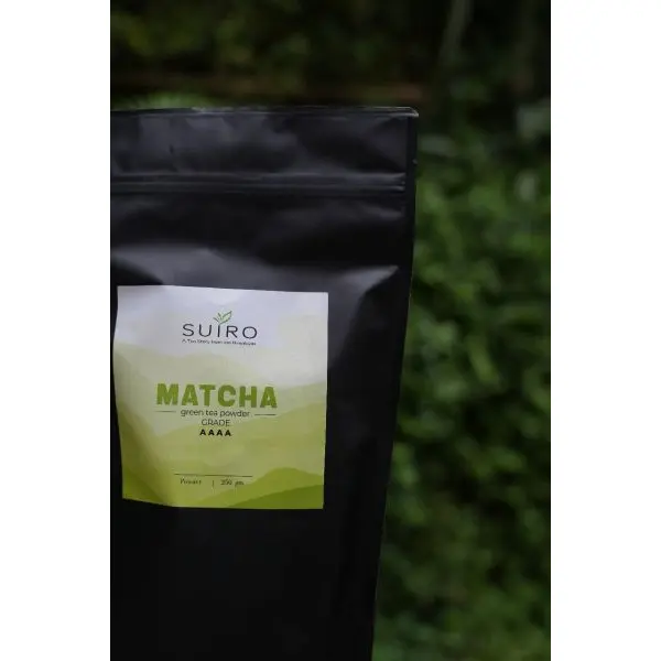 Matcha Green Tea Grade - 4A (AAAA)-  Detox & Natural weight loss, focus, calm & Antioxidant Rich  - 250GMS - Kraft pack - Suiro Teas - Image 4