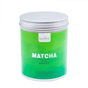 Matcha Green Tea Grade  - 6A(AAAAAA)- Detox & Natural weight loss, focus, calm & Antioxidant Rich - 250GMS - Suiro Teas