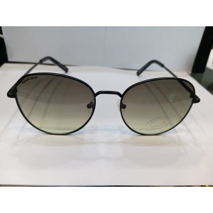 Matt Black Round Unisex Sunglasses M255GR11V