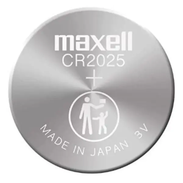 Maxell CR2025 3 Volt Lithium Coin Cell Batteries (5 Pack) - Image 4