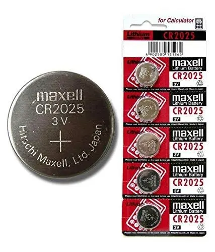Maxell CR2025 3 Volt Lithium Coin Cell Batteries (5 Pack) - Image 5