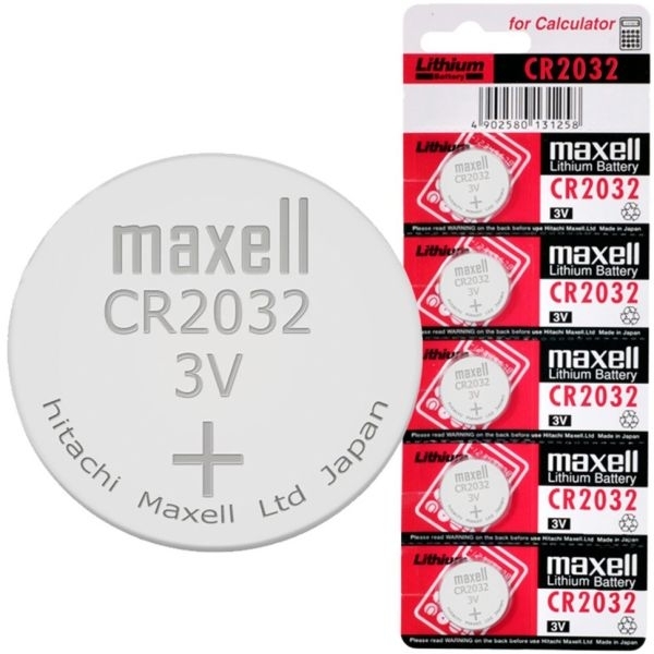 Maxell CR2032 Lithium Battery 3V, Set Of 5 - Image 5