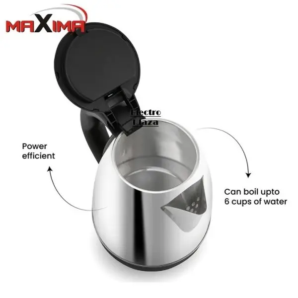 MAXIMA MX-1941SS Premium Quality 1500W Electric Kettle Water Boiler 15 - Image 2