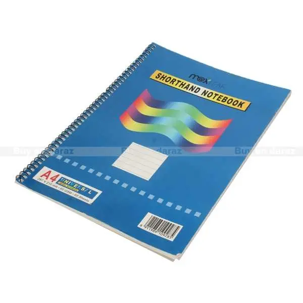 Maxleaf 60 Sheets A4 Shorthand Spiral Notebook - Image 2