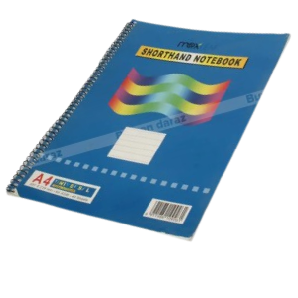 Maxleaf A4 Shorthand Spiral Notebook (40 Sheets)