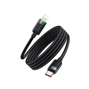 MCDODO USB-C To Lightning 36w & USB-C3 To USB-C 60w Magnetic Self-Winding Data Cable 1.2M