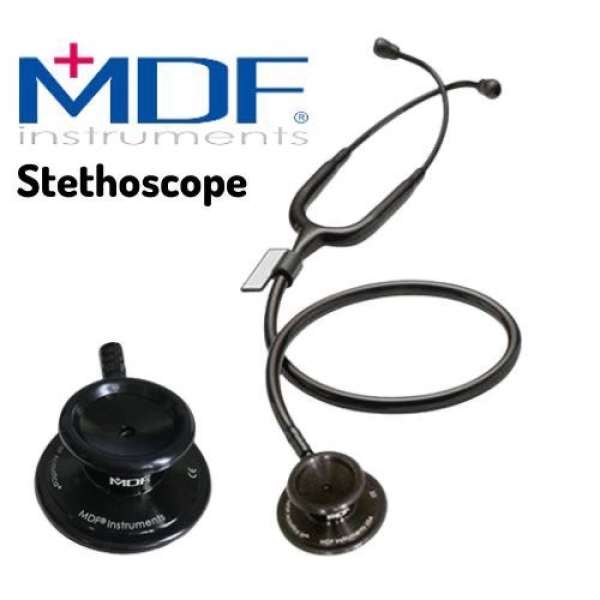 MDF Acoustic Deluxe Lightweight Dual Head Stethoscope - Image 2