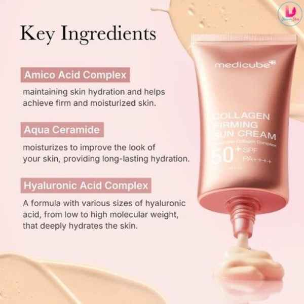 Medicube Collagen Firming Sun Cream [50ml] By Dream Skin Nepal - Image 4