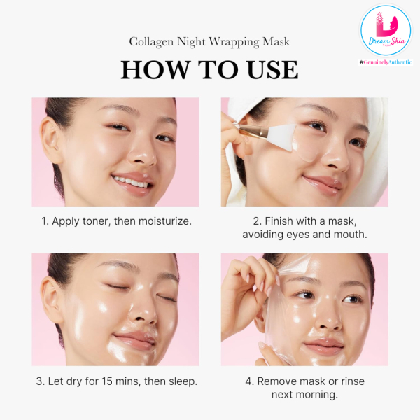 Medicube Collagen Overnight Wrapping Peel Off Facial Mask Pack [75 ml] By Dream Skin Nepal - Image 4