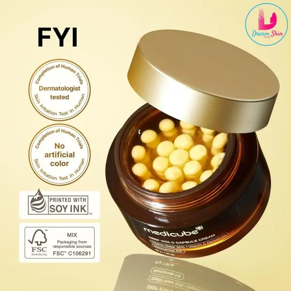 Medicube Deep Vita C Capsule Cream [55g] By Dream Skin Nepal - Image 3