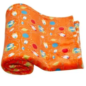 mee mee Double Layer Reversible Soft Baby Blanket Orange (MM-8260-G)