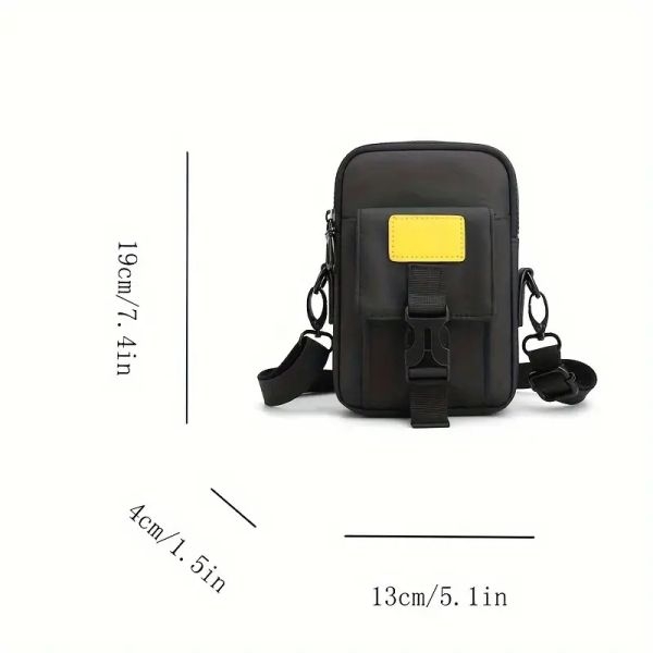 Men Shoulder Slant Cross Mobile Phone Bag - Image 2