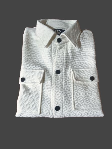 Men's Coat Long Sleeve Solid Color Jacket with Small Triangle Decoration Loose Fit Outerwear.
