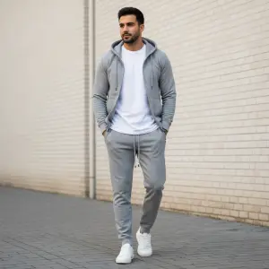 Men's Cotton Fleece 3 Zipped Pocket Jogge- Fashion | Joggers For Men | Men's Wear | Cotton Joggers |