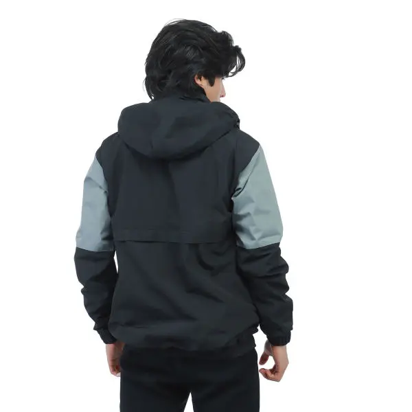 Men's Stylist Front Deep Pocket Double Layered Wind/Waterproof Half Zipped Jacket. - Image 5