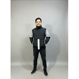 Men's Stylist Half Zipped Hooded Waterproof/Wind Proof Jacket.