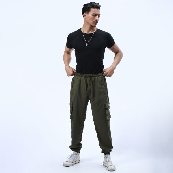 Men's Summer Black T-shirt and Box Pocket Jogge- Fashion | Joggers For Men | Men's Wear | T-Shirts | - Image 3