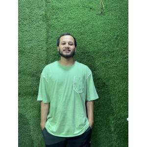 Men's Summer Cotton Half sleeve Pocket Design Tshirt.