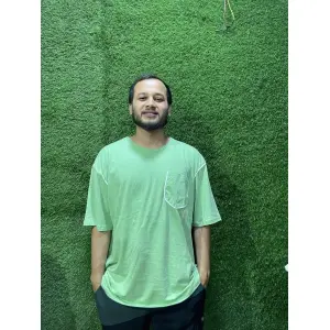 Men's Summer Cotton Half sleeve Pocket Design Tshirt.