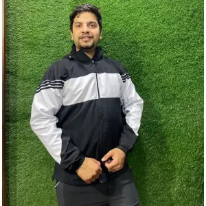 Men's Summer Double layer Stylist Windcheater Jacket.