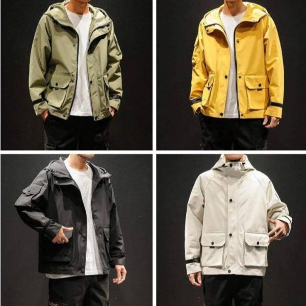Men's Summer Double Layered Box Pocket Windcheater Jacket. - Fashion | Jackets For Men | Men's Wear | Windcheaters | - Image 2