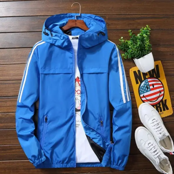 Men's Summer Double Layered Lightweight Windcheater Jacket. - Fashion | Jackets For Men | Men's Wear | Windcheaters | - Image 2