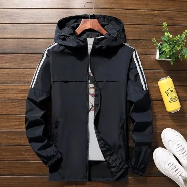 Men's Summer Double Layered Lightweight Windcheater Jacket. - Fashion | Jackets For Men | Men's Wear | Windcheaters | - Image 3