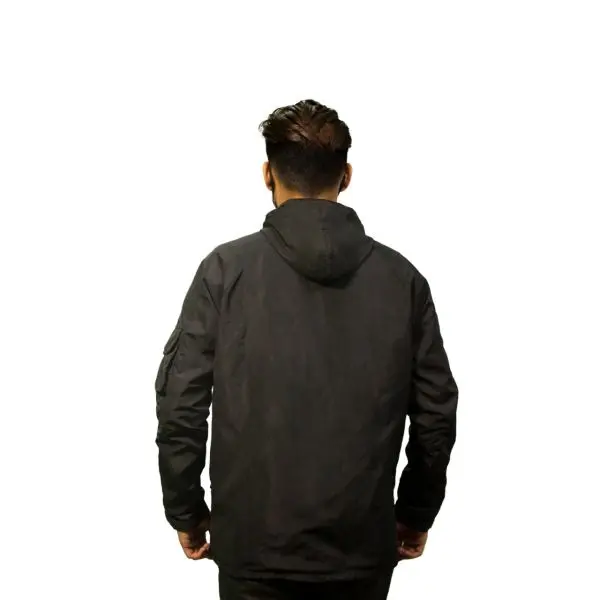 Men's Summer Double Layered Windcheater Jacket.(YC Black) - Fashion | Jackets For Men | Men's Wear | Windcheaters | - Image 3