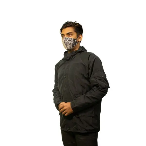 Men's Summer Double Layered Windcheater Jacket.(YC Black) - Fashion | Jackets For Men | Men's Wear | Windcheaters | - Image 4