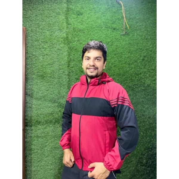 Men's Summer Inside Net Double layered Windcheater Jacket . - Image 2