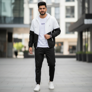 Men'S Summer Set Of 3 Combo (Windcheater+Half Tshirt+Joggers) - Windcheaters For Men | T-Shirts For Men | Joggers