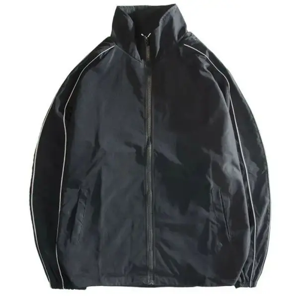 Men's Summer Side Piping Design Bomber Windproof jacket. - Image 4