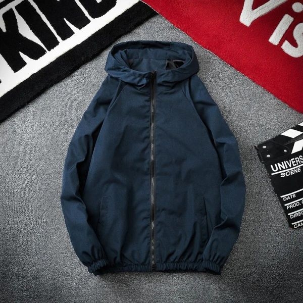 Men's Summer Single Layer Lightweight Windcheater Jacket. - Image 2
