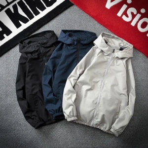 Men's Summer Single Layer Lightweight Windcheater Jacket.