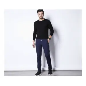 Men's Summer Stretchable Plain Trouser . (Set Of 2 Piece) - Fashion | Trousers For Men | Men's Wear | Summer Trousers |