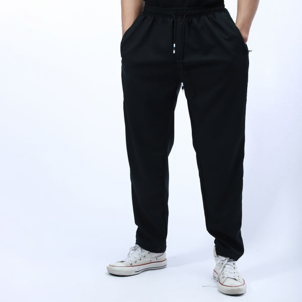 Men's Summer Stretchable Wrinkle Plain Trouser. - Fashion | Trousers For Men | Men's Wear | Trousers | - Image 3