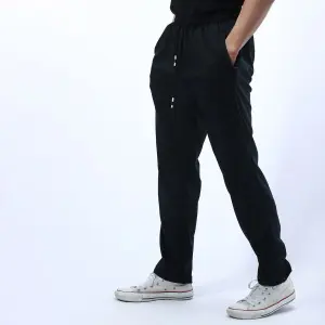 Men's Summer Stretchable Wrinkle Plain Trouser. - Fashion | Trousers For Men | Men's Wear | Trousers |