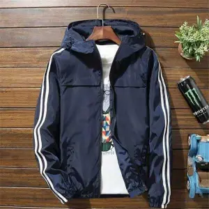 Men'S Summer Wrinkle Double Layered Windcheater Jacket - Fashion | Jackets For Men | Windcheaters For Men | Men'S Wear