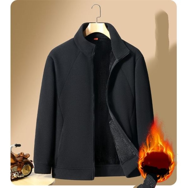 Men's Winter Warm Polar Fur Stylish Outer Jacket. - Image 2