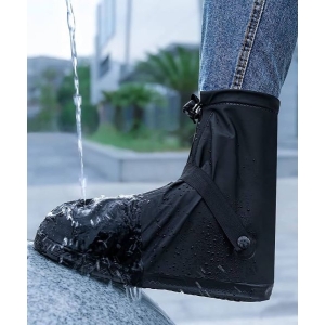 Men's Women & Childf high top waterproof rain boot cover motorcycle protective shoe cover with grip