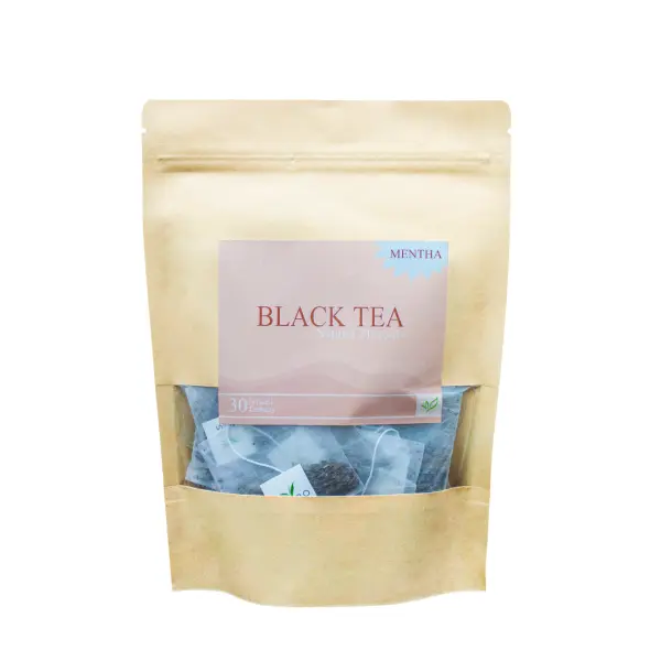 Mentha Black Tea Natural Flower Blend For Fresh Breath, Digestion and Mental Clarity - Suiro Teas 30 Tea bags - Image 2