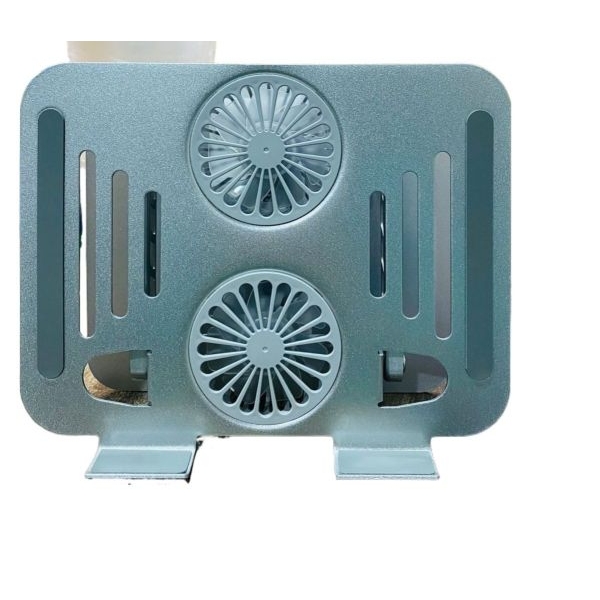 Metal / Aluminum Laptop Stand With Dual Fans - Image 2