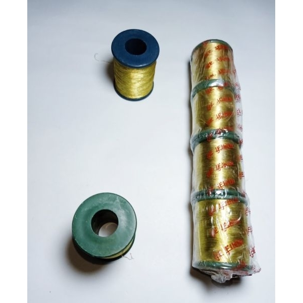 Metallic Zari medium Gold, Zari Threads Beading for Jewellery Making/Decorations/Crafts - Image 3